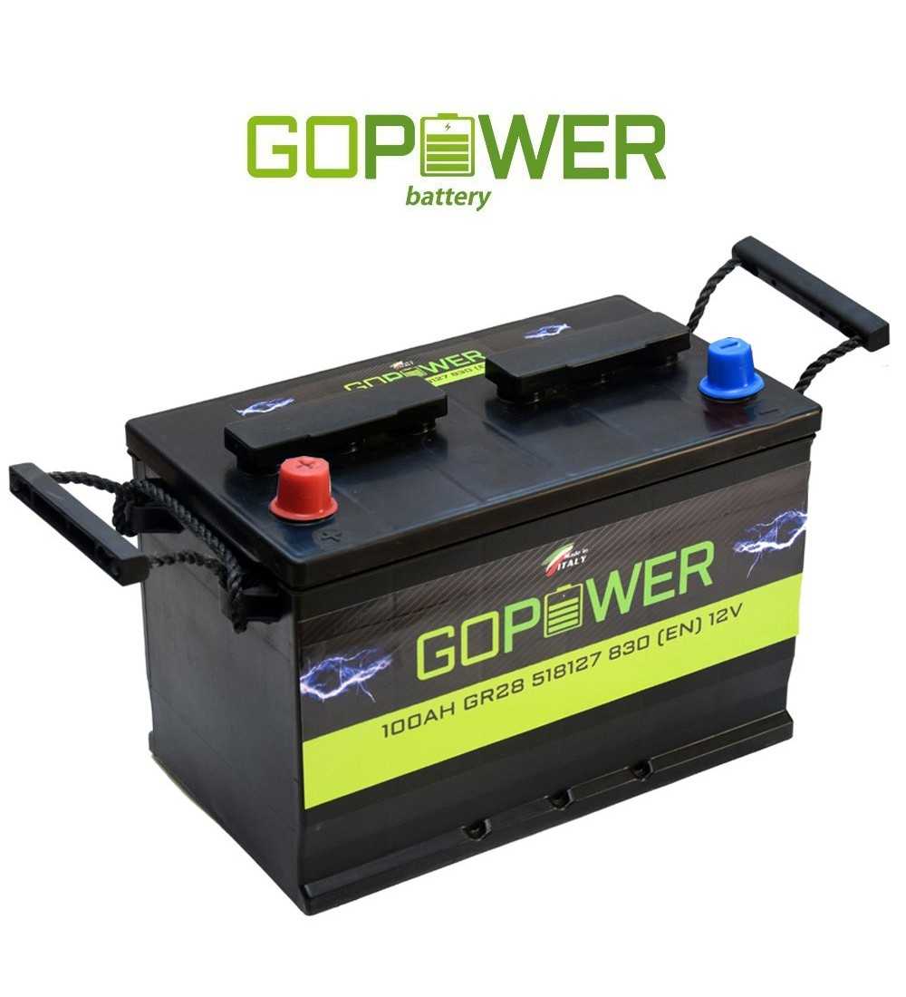 Batteria Auto GR28 100Ah 780EN Vetture Benzina Diesel Positivo a Sinistra